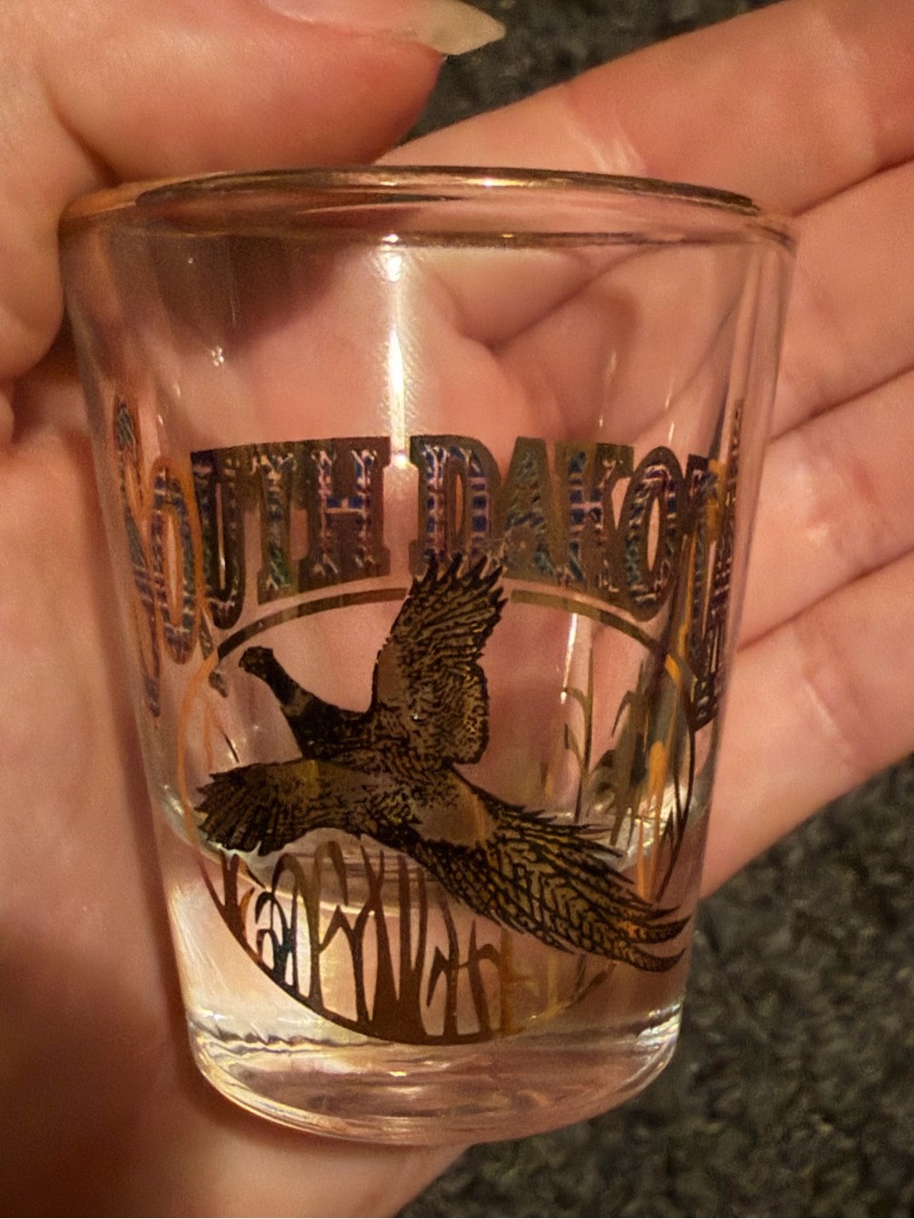 South Dakota Pheasant Shot Glass